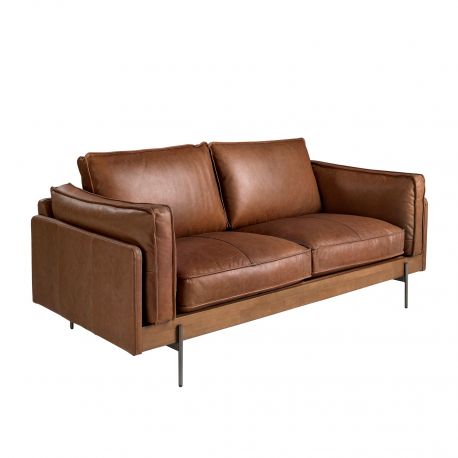 Canapele - Canapea 2 locuri LUX design italian Tobacco brown