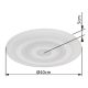 Plafoniere - Plafoniera LED design slim ALOIS