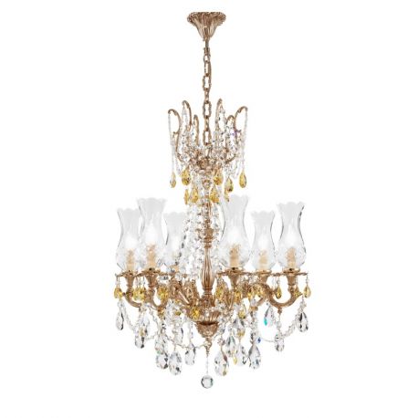 Lustre Cristal Scholer - Candelabru LUX realizat manual cu cristale Scholer Queen 6L