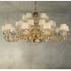 Candelabre, Lustre - Candelabru XXL cu 25 brate LUX realizat manual Ofelia