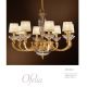 Candelabre, Lustre - Candelabru XL cu 8 brate LUX realizat manual Ofelia