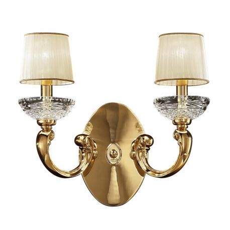 Aplice, corpuri de iluminat pentru pereti - Aplica de perete LUX realizata manual Ofelia