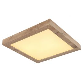Plafoniere - Plafoniera LED cu efect de lemn XAVVI