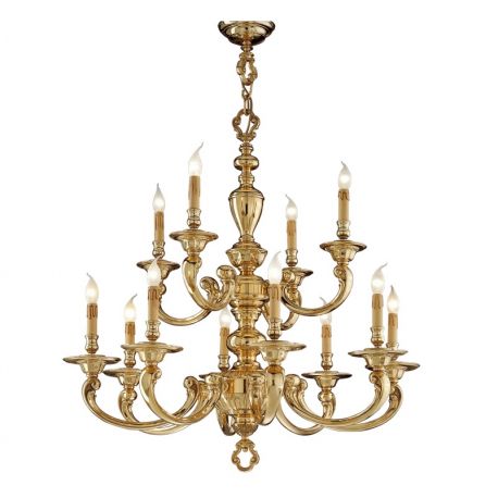 Candelabre, Lustre - Candelabru XL cu 12 brate LUX realizat manual Otello