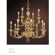 Candelabre, Lustre - Candelabru XL cu 12 brate LUX realizat manual Otello
