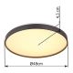 Plafoniere - Plafoniera LED design circular ECLYPSE