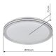 Plafoniere - Plafoniera LED design circular VELENO