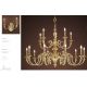 Candelabre, Lustre - Candelabru XL cu 15 brate LUX realizat manual Amos