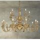 Candelabre, Lustre - Candelabru XL cu 15 brate LUX realizat manual Amos