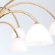 Candelabre, Lustre - Candelabru 15 brate elegant design modern OPALDESIGN, auriu mat
