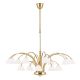 Candelabre, Lustre - Candelabru 15 brate elegant design modern OPALDESIGN, auriu mat