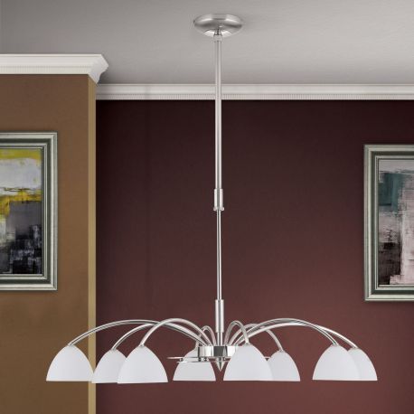 Candelabre, Lustre - Candelabru 8 brate elegant design modern OPALDESIGN, satin