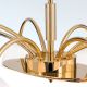 Candelabre, Lustre - Candelabru 8 brate elegant design modern OPALDESIGN, auriu mat