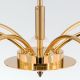 Candelabre, Lustre - Candelabru 7 brate elegant design modern OPALDESIGN, auriu mat