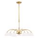 Candelabre, Lustre - Candelabru 7 brate elegant design modern OPALDESIGN, auriu mat