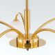 Candelabre, Lustre - Candelabru 5 brate elegant design modern OPALDESIGN, auriu mat