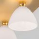 Plafoniere - Plafoniera eleganta design modern OPALDESIGN 4L, auriu mat