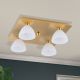 Plafoniere - Plafoniera eleganta design modern OPALDESIGN 4L, auriu mat
