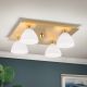 Plafoniere - Plafoniera eleganta design modern OPALDESIGN 4L, auriu mat