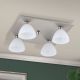 Plafoniere - Plafoniera eleganta design modern OPALDESIGN 4L, satin