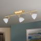 Lustre aplicate - Lustra cu 3 spoturi design modern OPALDESIGN, auriu mat