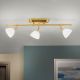Lustre aplicate - Lustra cu 3 spoturi design modern OPALDESIGN, auriu mat