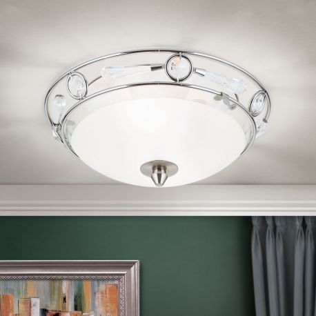 Plafoniere - Plafoniera design modern OPALDESIGN 24cm, satin