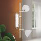 Plafoniere - Aplica de perete sau tavan design modern OPALDESIGN 2L, satin