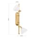 Plafoniere - Aplica de perete sau tavan design modern OPALDESIGN 2L, auriu mat
