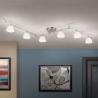 Plafoniera design modern OPALDESIGN 6L, satin