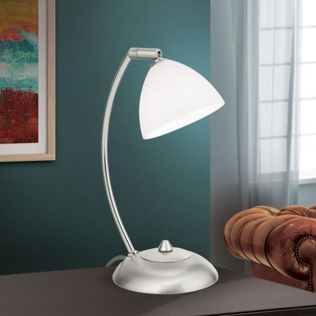 Veioze - Lampa de masa design modern OPALDESIGN, satin