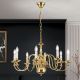 Candelabre, Lustre - Candelabru 8 brate design clasic FLAMISCH, alama lucioasa