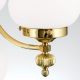 Candelabre, Lustre - Lustra suspendata eleganta stil clasic Nostalgie 4L alama lucios/opal