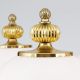 Candelabre, Lustre - Lustra suspendata eleganta stil clasic Nostalgie 6L alama lucios/opal