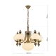 Candelabre, Lustre - Lustra suspendata eleganta stil clasic Nostalgie 6L patina/ champagne