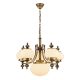 Candelabre, Lustre - Lustra suspendata eleganta stil clasic Nostalgie 6L patina/ champagne