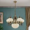 Lustra suspendata eleganta stil clasic Nostalgie 6L patina/ champagne