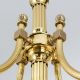 Candelabre, Lustre - Lustra suspendata eleganta stil clasic Nostalgie 4L alama lucios/opal