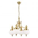 Lustra suspendata eleganta stil clasic Nostalgie 4L alama lucios/opal