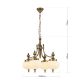 Candelabre, Lustre - Lustra suspendata eleganta stil clasic Nostalgie 4L patina/ champagne