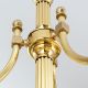 Candelabre, Lustre - Lustra suspendata eleganta stil clasic Nostalgie 4L alama lucios/opal