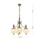 Candelabre, Lustre - Lustra suspendata eleganta stil clasic Nostalgie 4L patina/ champagne