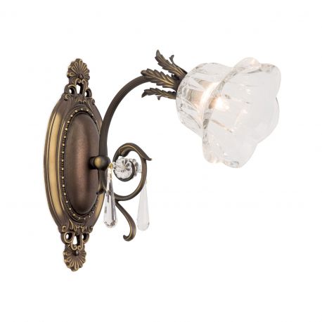 Aplice, corpuri de iluminat pentru pereti - Aplica de perete design clasic LA BOHEME, patina veche