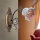 Aplice, corpuri de iluminat pentru pereti - Aplica de perete design clasic LA BOHEME, patina veche