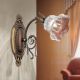 Aplice, corpuri de iluminat pentru pereti - Aplica de perete design clasic LA BOHEME, patina veche