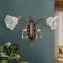 Aplica de perete design clasic LA BOHEME 2L, patina veche