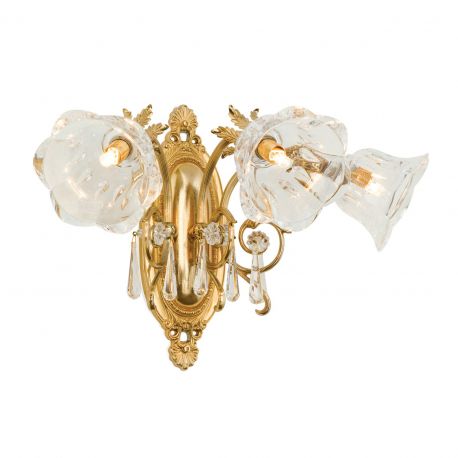 Aplice, corpuri de iluminat pentru pereti - Aplica de perete design clasic LA BOHEME 3L, auriu