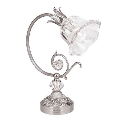 Veioze - Veioza, Lampa de masa design clasic LA BOHEME, argintiu antic