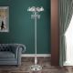Lampadare - Lampadar, Lampa de podea design clasic LA BOHEME, argintiu antic