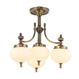 Lustra aplicata eleganta stil clasic Nostalgie 4L patina/ champagne